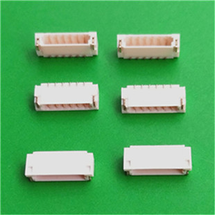 WAFER 0.8MM連接器，ZIF條形連接器臥式貼板式，WAFER 6PIN PH0.8MM端子